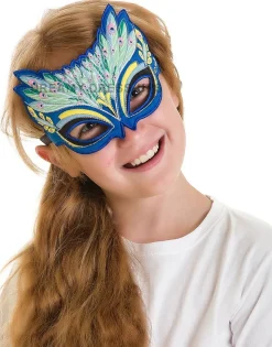 Online Blue Peacock Fantasy Mask Dreamy Dress-Ups