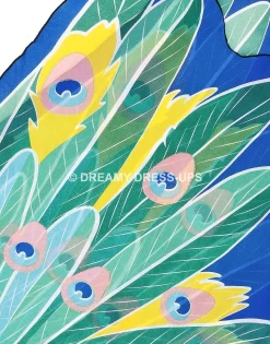 Hot Blue Peacock Fantasy Wings Dreamy Dress-Ups