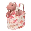 New Dino Love Sassy Sak With Pink T-Rex Sassy Pet Saks
