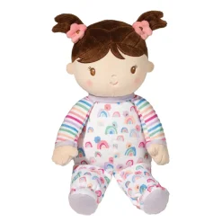 Outlet Isabelle Rainbow Stripe Soft Doll Soft Dolls