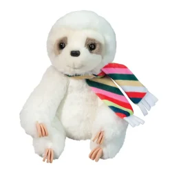 Discount Mini Tobie Soft Sloth With Striped Scarf Wildlife