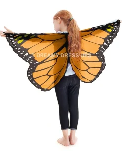 Clearance Orange Monarch Butterfly Fantasy Wings Dreamy Dress-Ups