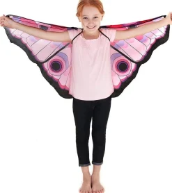 Discount Pink Butterfly Fantasy Wings With Eyes Dreamy Dress-Ups