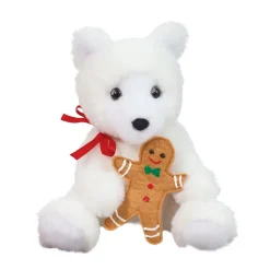 Clearance Sweety Polar Bear With Gingerbread Cookie Wildlife