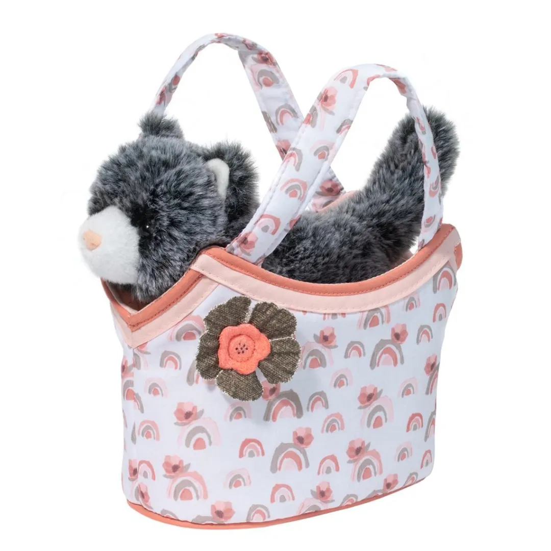 Discount Watercolor Rainbow Sassy Sak With Gray Cat Sassy Pet Saks